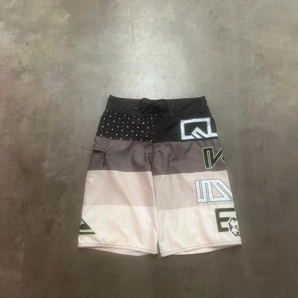 Vintage‎ Y2K all embroidered quiksilver rare board shorts
